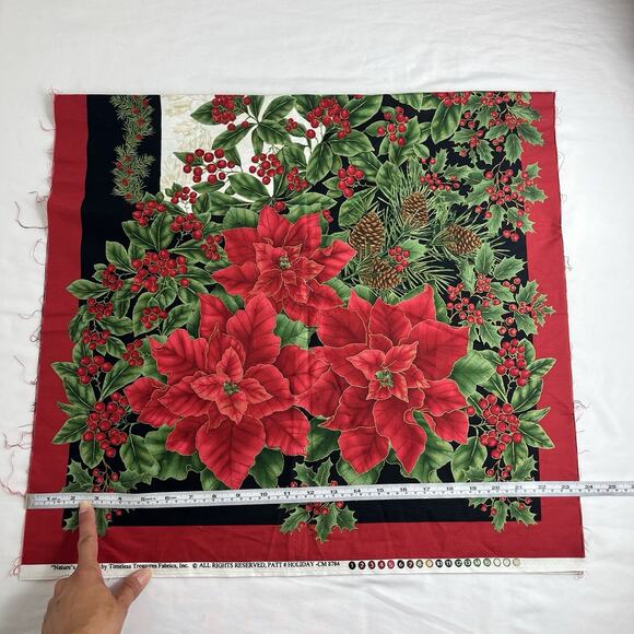 Nature's Holiday by Timeless Treasures Fabrics, Inc. Piece of fabric to craft. - Picture 6 of 6